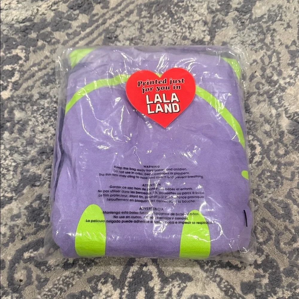 Dressed in LALA The World Needs Your Magic Lavender Neon - Picture 3 of 4
